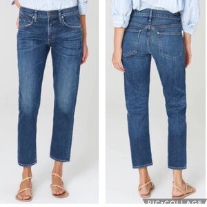 CITIZENS OF HUMANITY Elsa Mid-rise Slim Fit Crop Jeans - 27